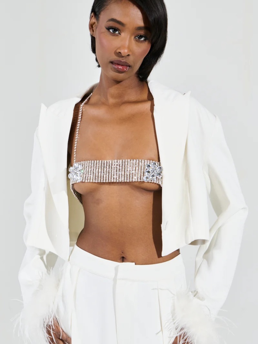 Akira Diamond Rhinestone Body Chain